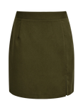 A-VIEW Annali Side Slit Skirt, Army