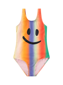 Molo Kids' Nika Smile Colours Swimsuit, Multi, Multi