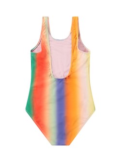 Molo Kids' Nika Smile Colours Swimsuit, Multi - view 2, Multi