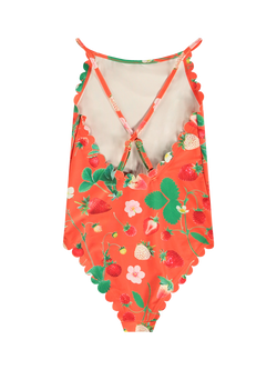 Molo Kids' Noelle Strawberry Swimsuit, Red - view 2, Red