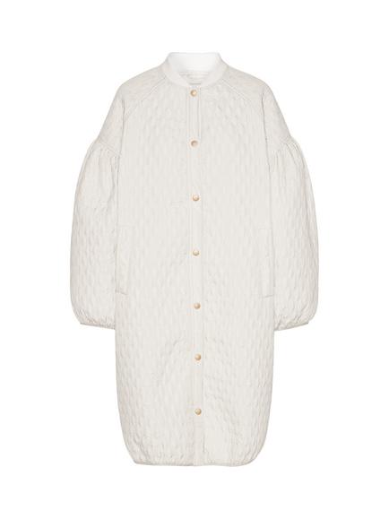 Ilse Jacobsen Hornbæk Puff Sleeve Quilted Jacket, White, White