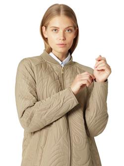 Ilse Jacobsen Hornbæk Quilted Longline Coat, Light Brown, Light Brown