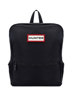 Hunter Kid's Nylon Pioneer Top Clip Backpack, Black, Black