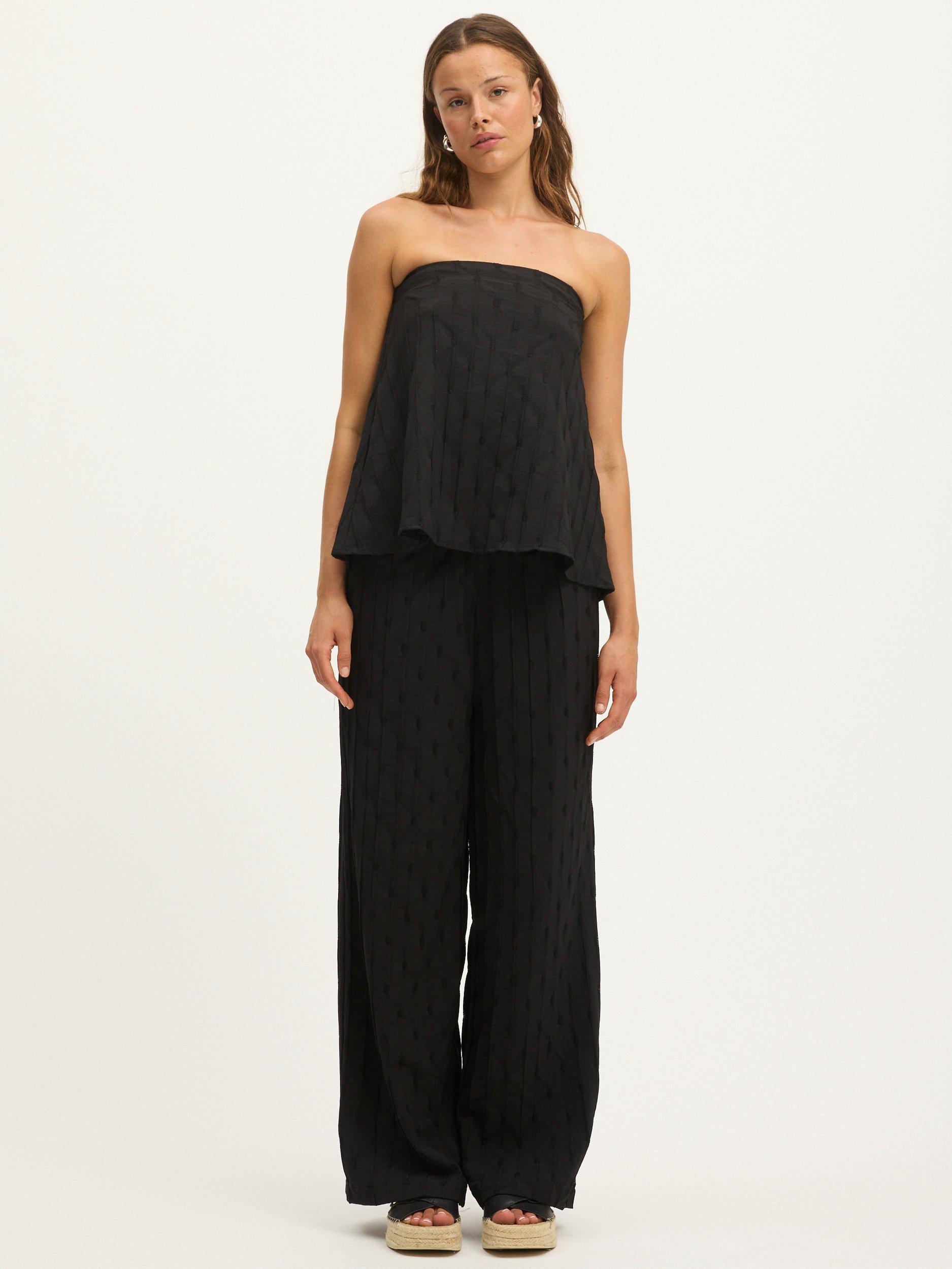 Product image 1 of 3, which shows SUMMERY Copenhagen Silvia Strapless Top, Black, XS