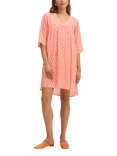 SUMMERY Copenhagen Carol Geometric Mini Dress, Camellia 652