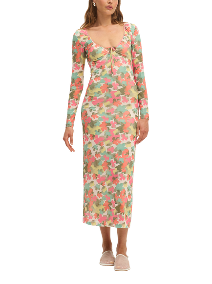 SUMMERY Copenhagen Emilia Floral Maxi Dress, Flower 655, Flower 655