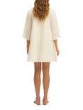 SUMMERY Copenhagen Lisa Smock Mini Dress, Whisper White 464