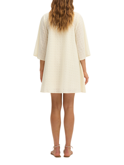 SUMMERY Copenhagen Lisa Smock Mini Dress, Whisper White 464 - view 2, Whisper White 464