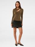 Forever New Gia Twist Detail Top, Gold Bronze, Gold Bronze