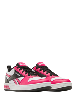 Reebok Kid's Royal Step Light Up Trainers, Pink/White - view 2, Pink/White