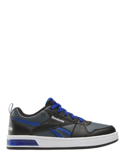 Reebok Kids' Royal Step Light Up Trainers, Black/Blue, Black/Blue