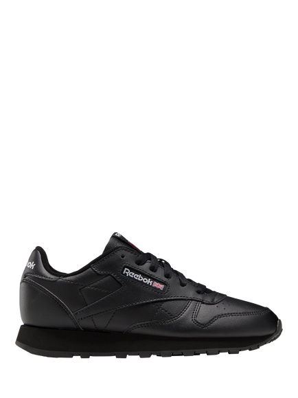 Reebok Kids' Classic Leather Trainers, Black, Black