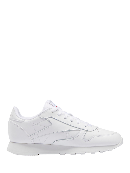 Reebok Kids' Classic Leather Trainers, White - view 2, White