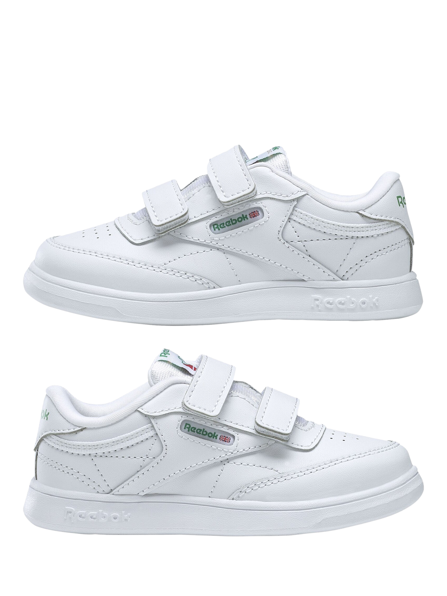 Product image 4 of 11, which shows Reebok Kids' Club C 2 Trainers, White, 4 Jnr