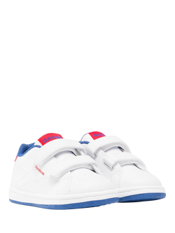 Reebok Kids' Royal Complete Trainers, White/Navy - view 2, White/Navy