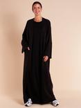 Aab Knitted Longline Cardigan, Black