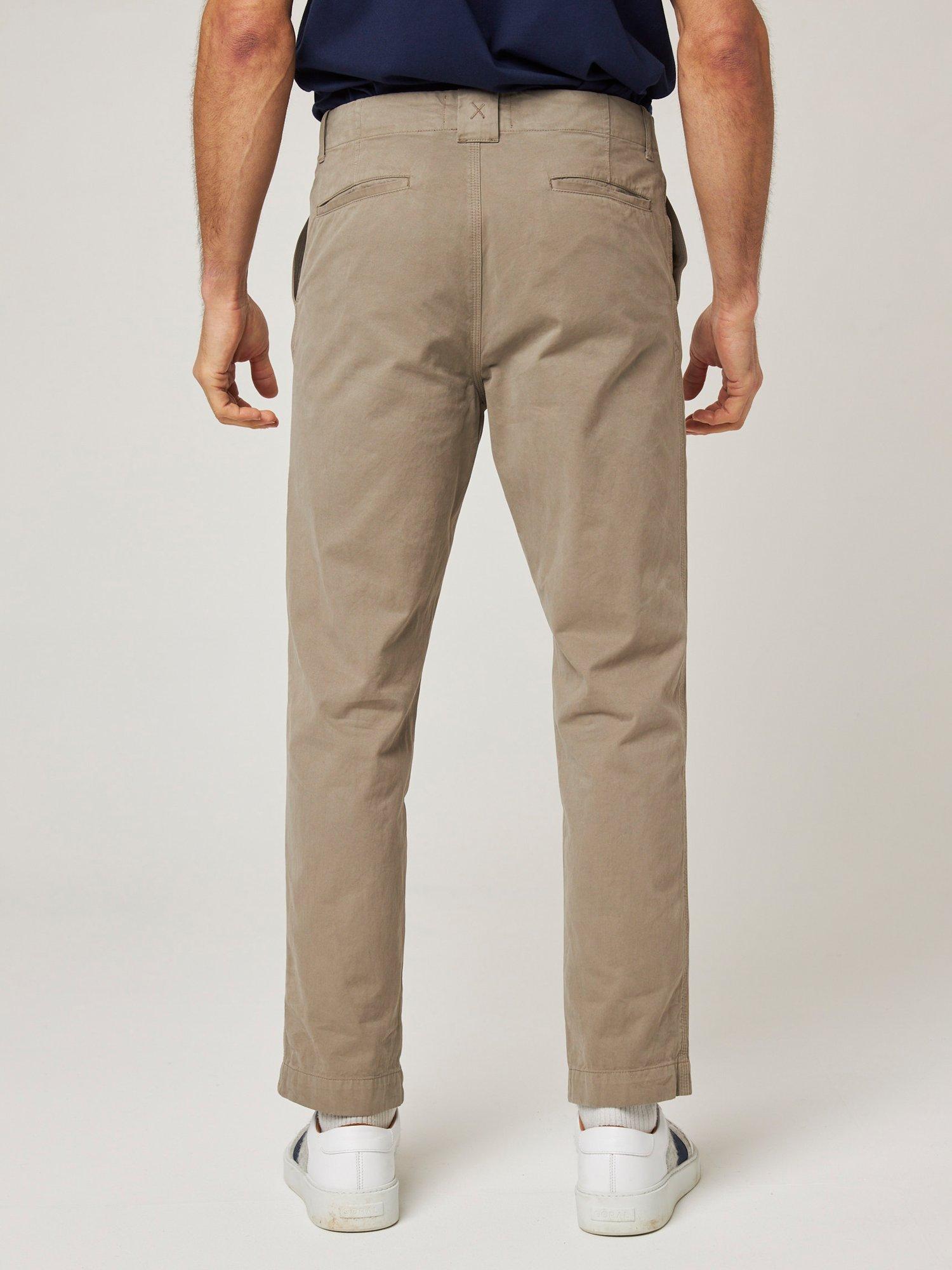 Product image 2 of 6, which shows Peregrine Straight Fit Ashton Chinos, Putty, S