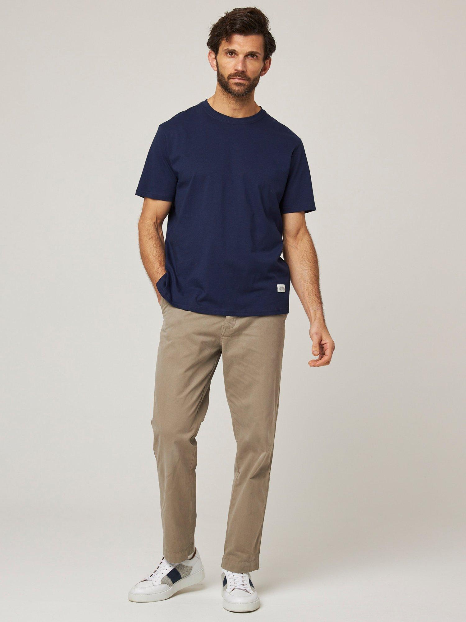 Product image 5 of 6, which shows Peregrine Straight Fit Ashton Chinos, Putty, S