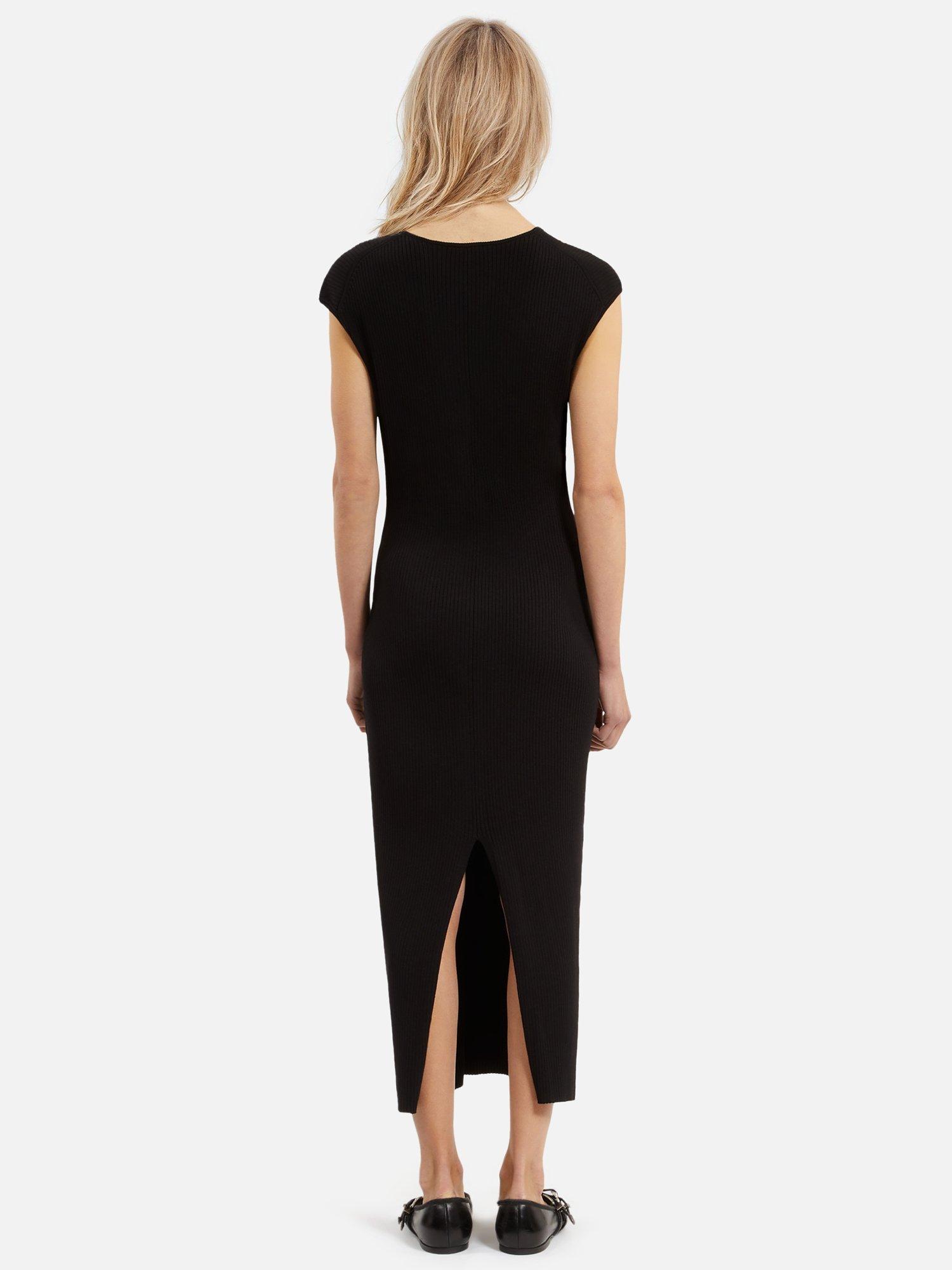 Product image 3 of 4, which shows THE KOOPLES Embellished Knitted Maxi Dress, Black, 12