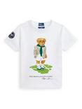 Ralph Lauren Polo Ralph Lauren Kids' Wimbledon Bear T-Shirt, Ceramic White