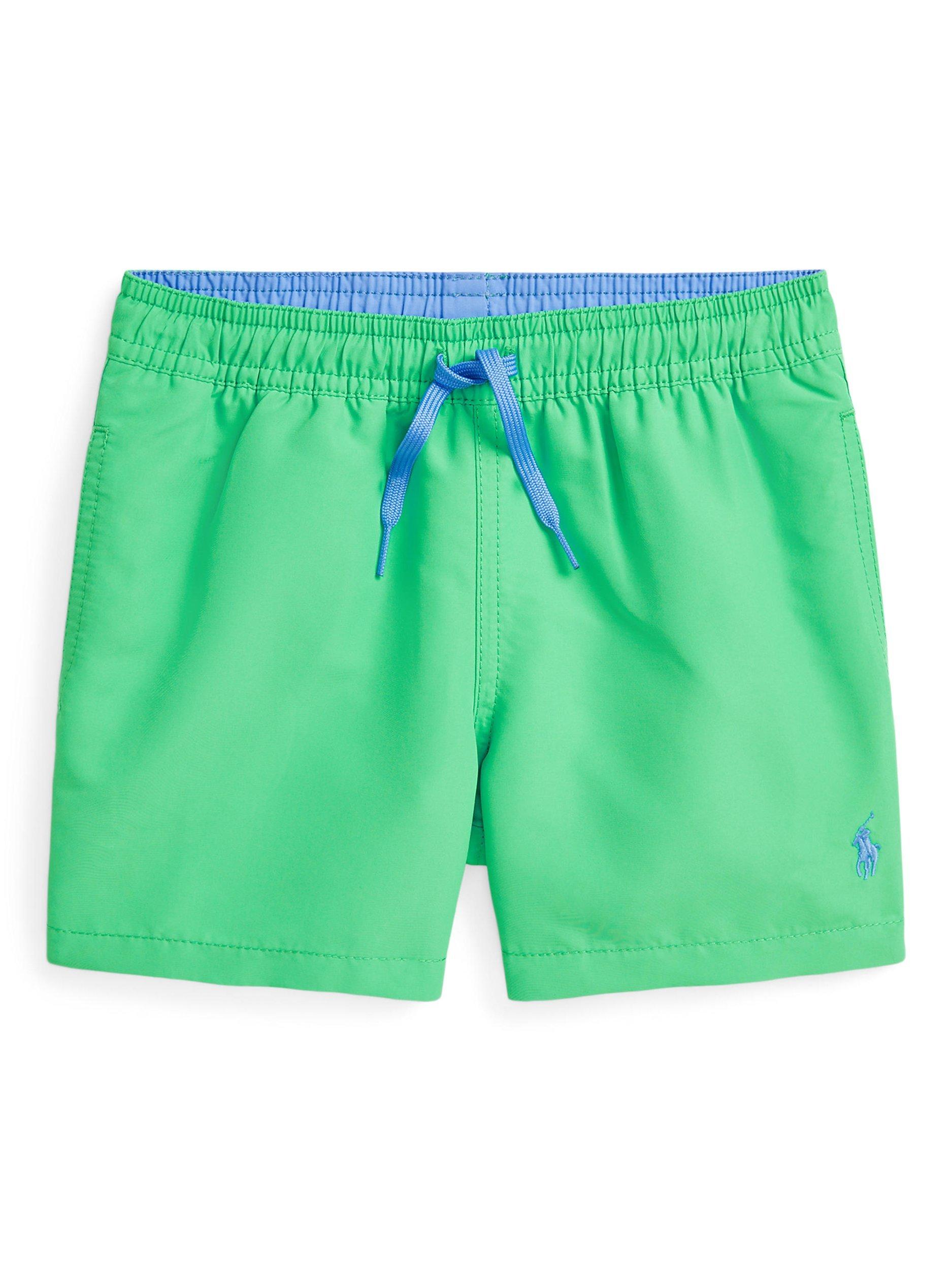 Product image 1 of 2, which shows Ralph Lauren Kids' Swim Shorts, Plato Green, 4 years