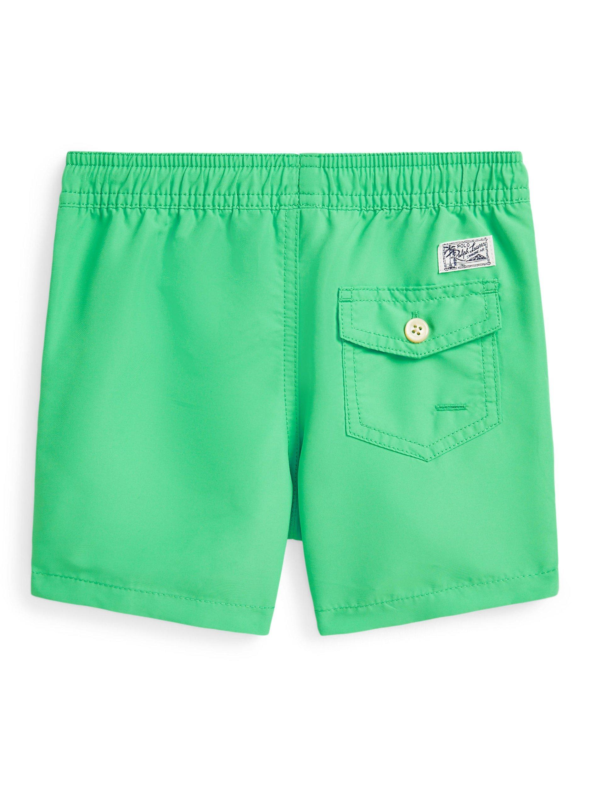 Product image 2 of 2, which shows Ralph Lauren Kids' Swim Shorts, Plato Green, 4 years