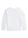 Polo Ralph Lauren Kids' Wimbledon Polo Bear Sweatshirt, Ceramic White