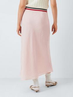John Lewis ANYDAY Plain Midaxi Skirt, Pink - view 2, Pink