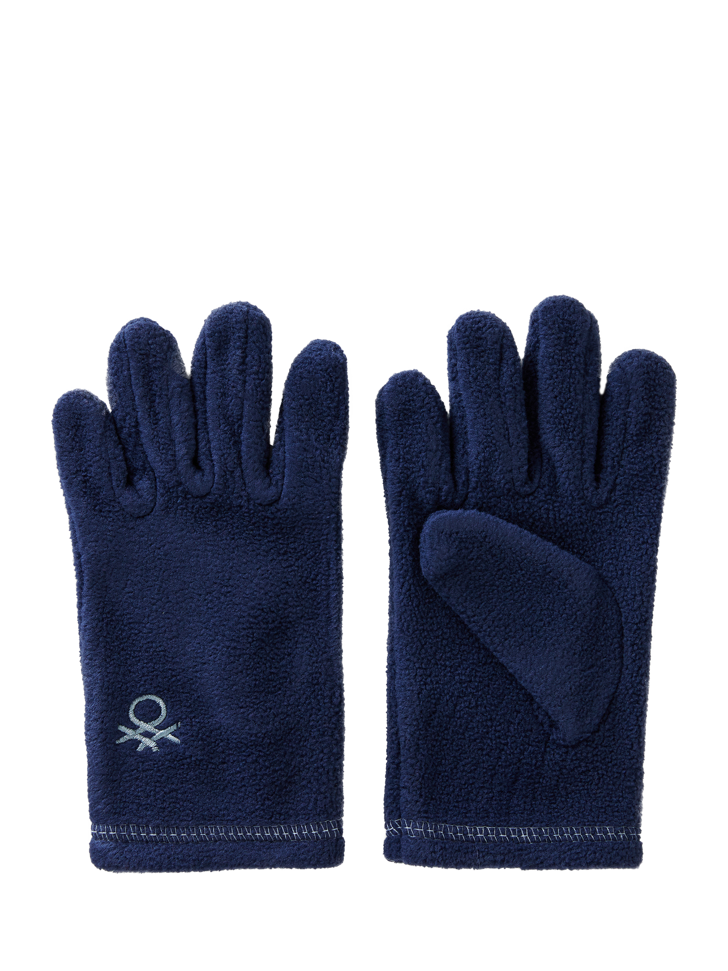 Benetton Kids' Fleece Gloves, Night Blue