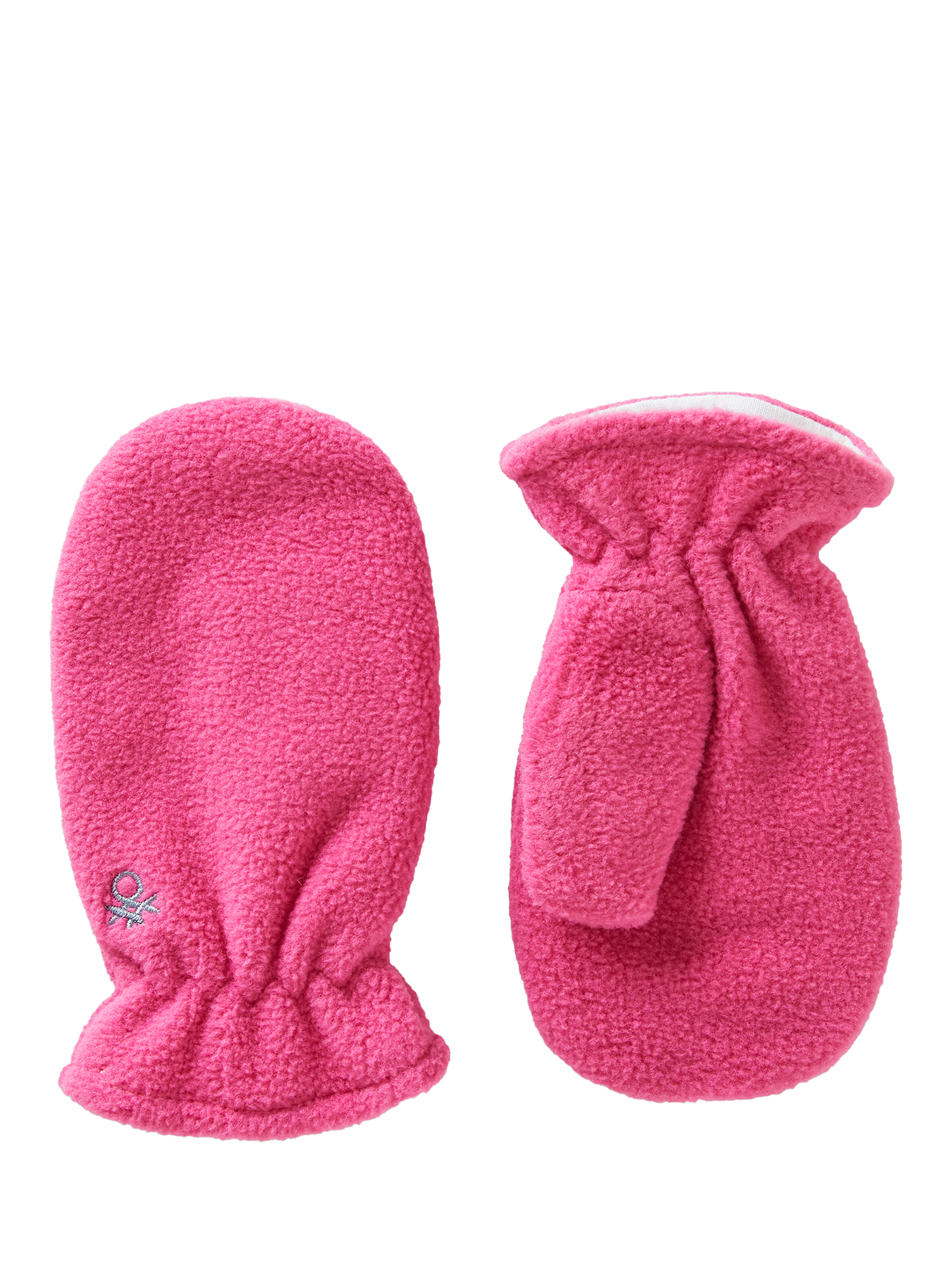 Benetton Kids' Fleece Mittens, Cyclamen