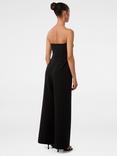 Forever New Petite Cora Corset Bodice Jumpsuit, Black, Black
