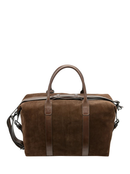 Loake Balmoral Suede and Leather Weekend Bag, Polo, Polo
