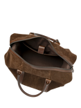 Loake Balmoral Suede and Leather Weekend Bag, Polo
