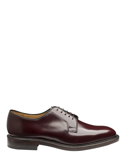 Loake 771T Leather Derby Shoes, Burgundy, Burgundy