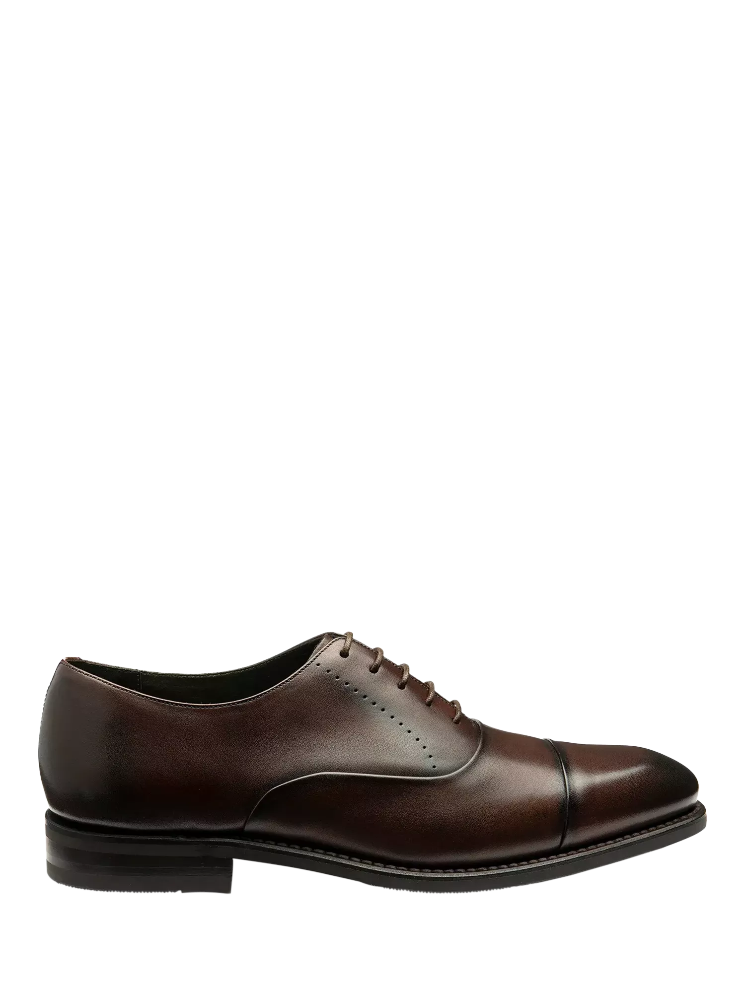 Loake Phoenix Leather Oxford Shoes, Dark Brown