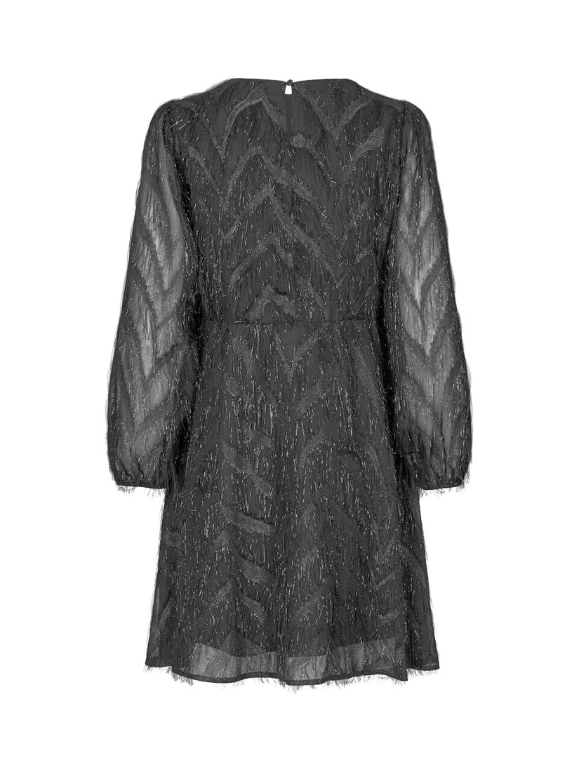 Product image 2 of 4, which shows A-VIEW Elini Shimmer Dress, Black, 8