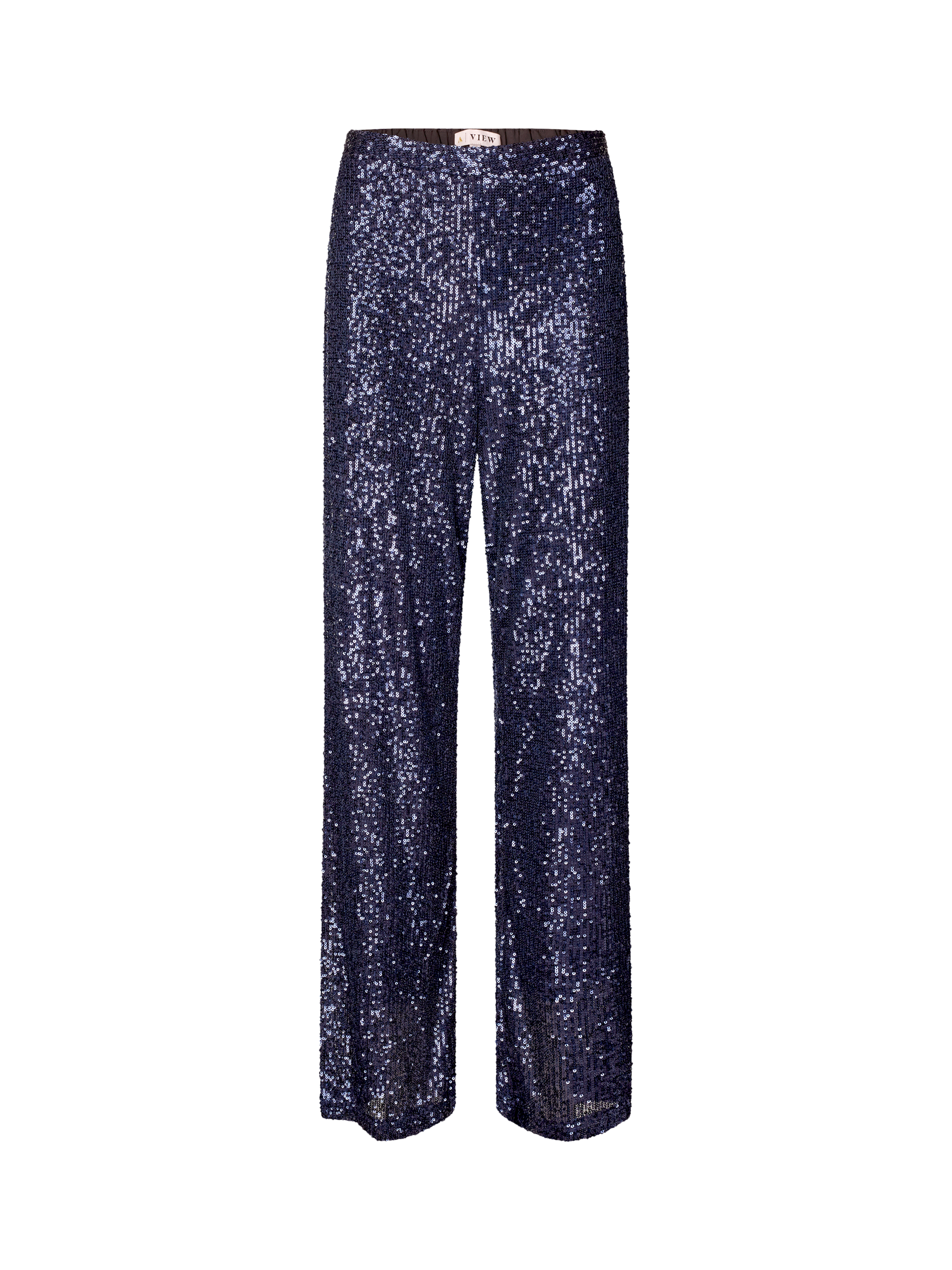 A-VIEW Alexi Sequin Trousers, Navy