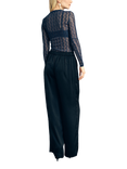 A-VIEW Anna Wide Leg Trousers, Black