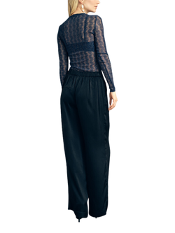 A-VIEW Anna Wide Leg Trousers, Black - view 2, Black