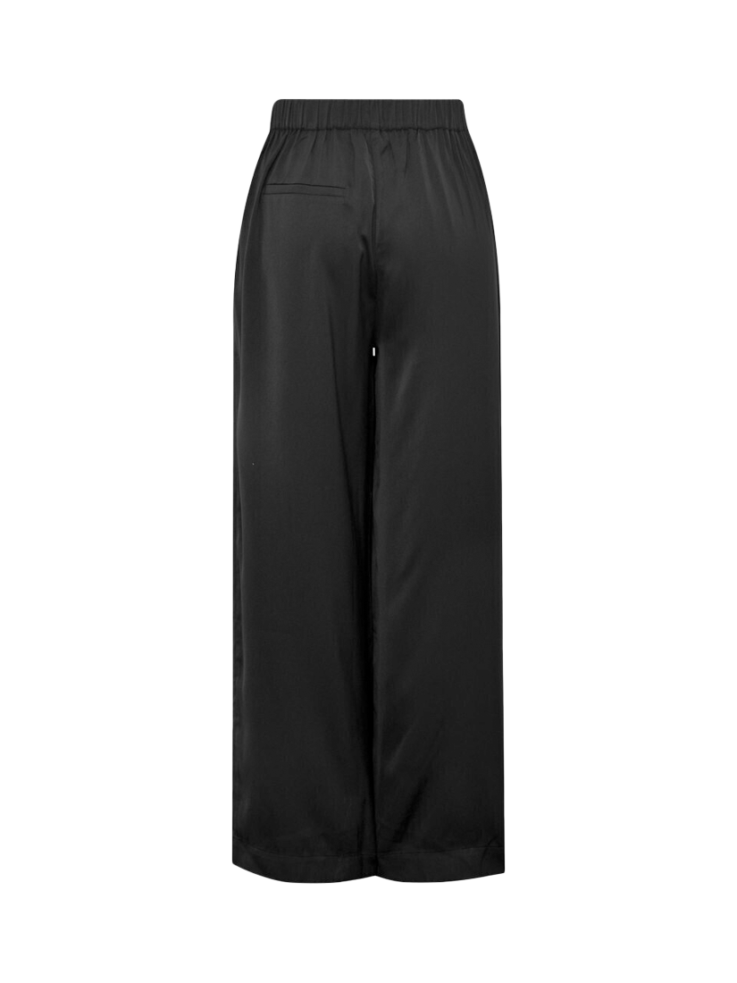 Product image 4 of 4, which shows A-VIEW Anna Wide Leg Trousers, Black, 8