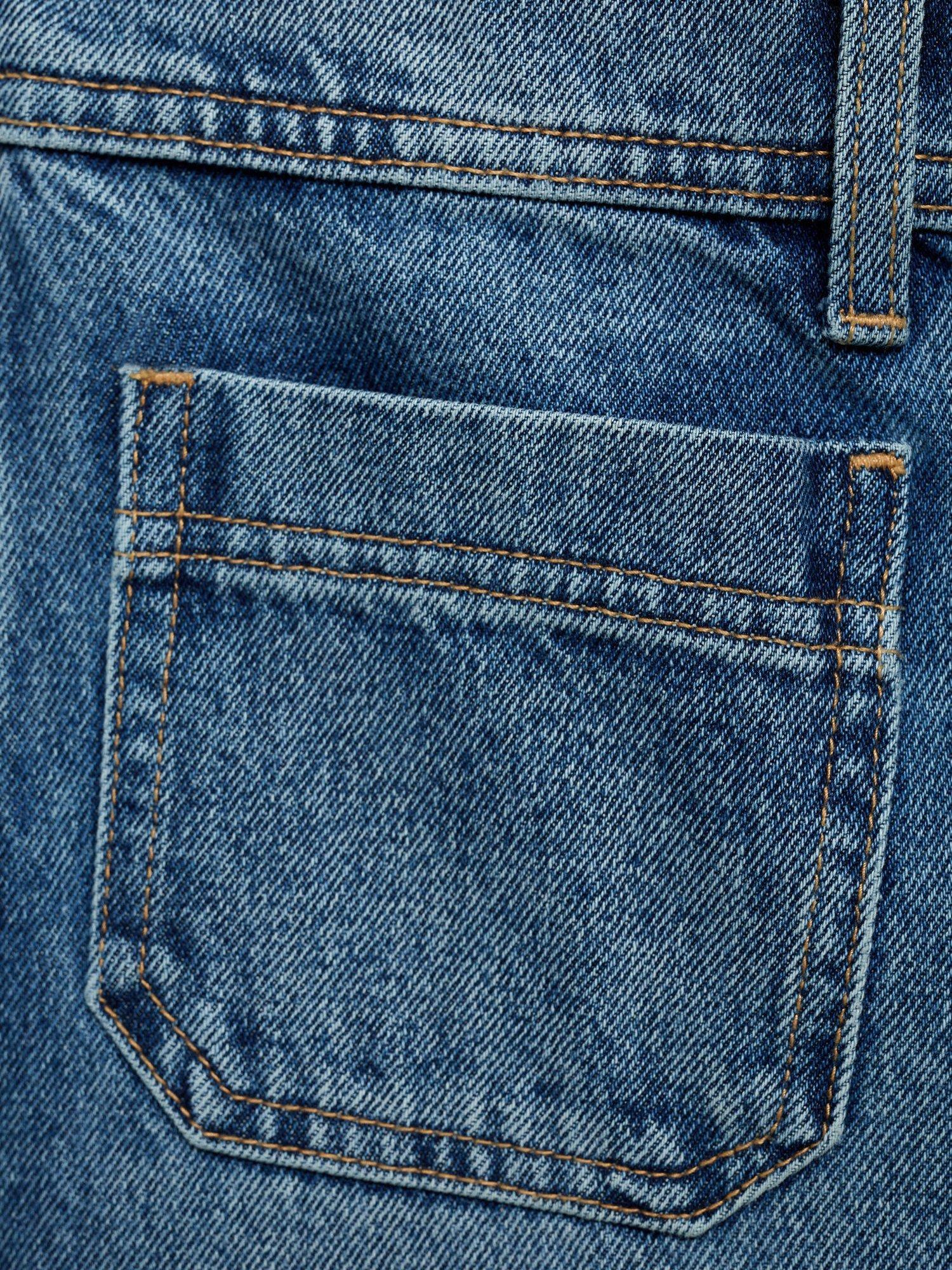 Product image 5 of 7, which shows Mango Emma Wide Leg Jeans, Blue, 8