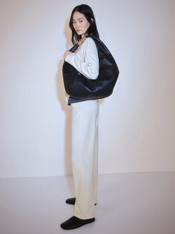 Mango Panita Cord Straight Trousers, Cream - view 2, Cream