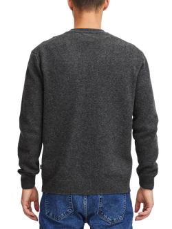 Casual Friday Karl Lambswool Knitted Cardigan - view 2, Pewter