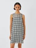 John Lewis ANYDAY Check Shift Dress, Mono Check