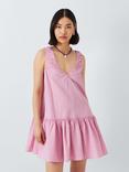 John Lewis ANYDAY Dropped Waist Mini Dress, Pink