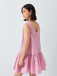 John Lewis ANYDAY Dropped Waist Mini Dress, Pink
