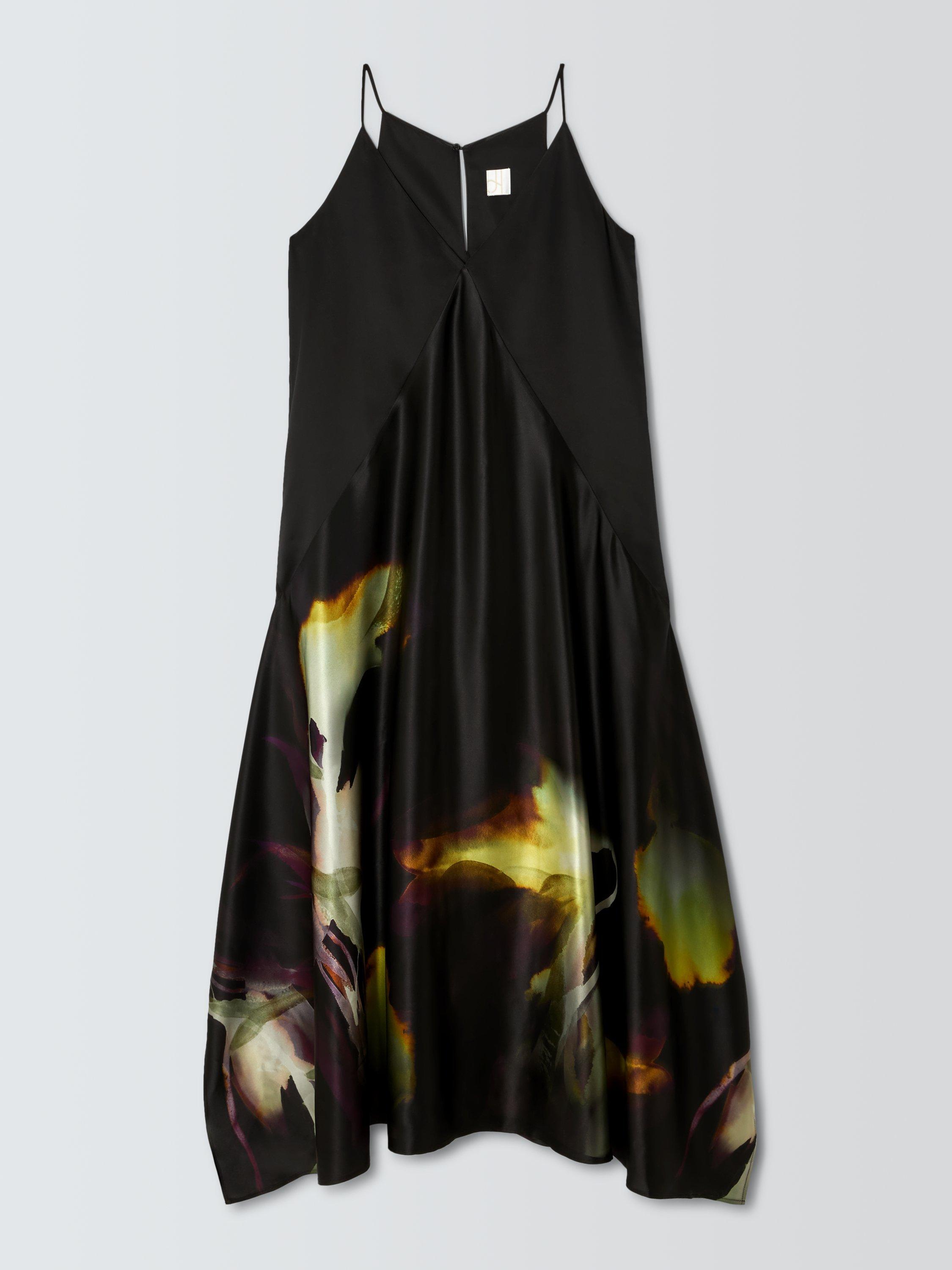 Product image 4 of 7, which shows John Lewis Editions Sleeveless Silk Midaxi Dress, Violetta Bloom, 6