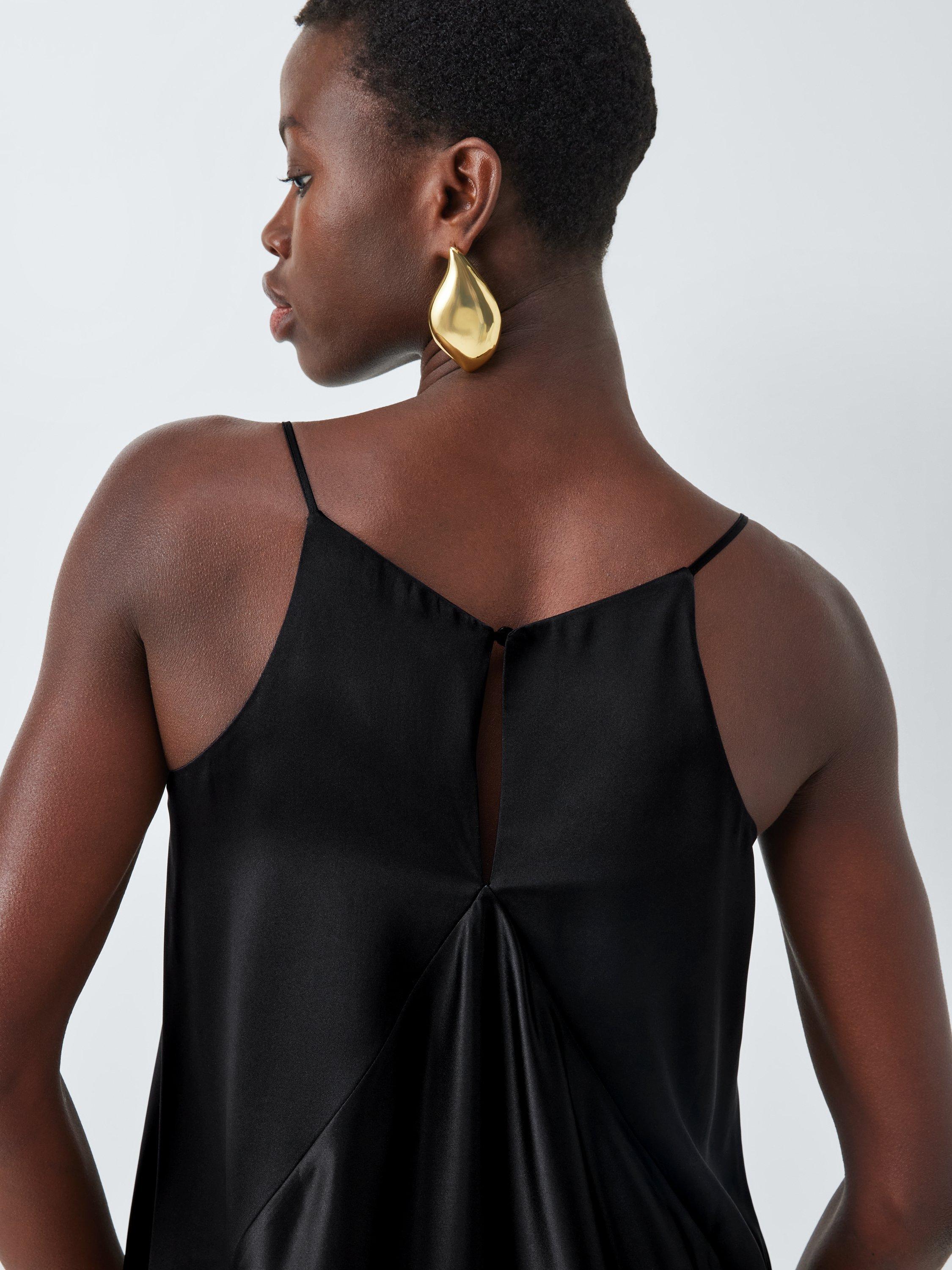 Product image 6 of 7, which shows John Lewis Editions Sleeveless Silk Midaxi Dress, Violetta Bloom, 6