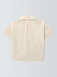 John Lewis Baby Embroidered Linen Blend Shirt, Multi