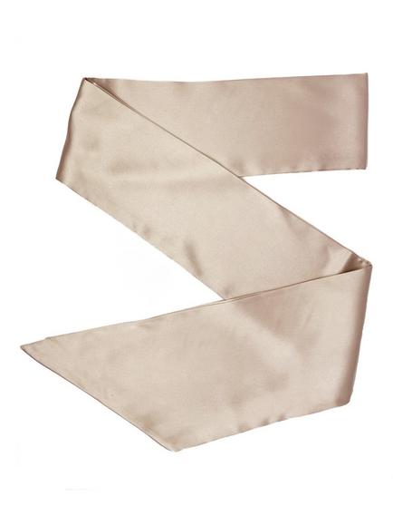 Rewritten Satin Bridesmaid Sash, Champagne